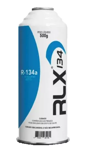 Gas R134a Refil Geladeira / Ar-condicionado Automotivo 500gr