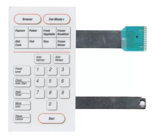 Membrana Teclado Microondas Samsung Mw 6920 / Mg6920 C/doura