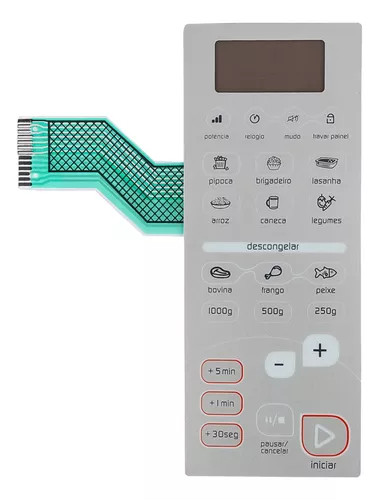 Painel Membrana Teclado Compativel Brastemp Bmc20 - Novo