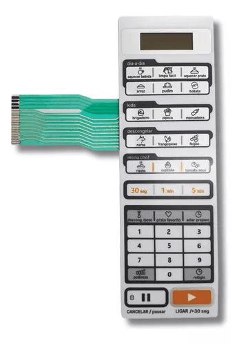 Membrana Teclado Microondas Midea Mtas21 Mtas22