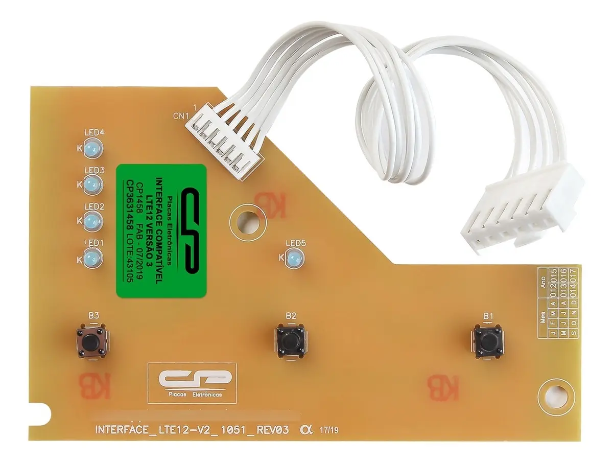 PLACA ELECTROLUX INTERFACE LTE12 LED AZUL-1